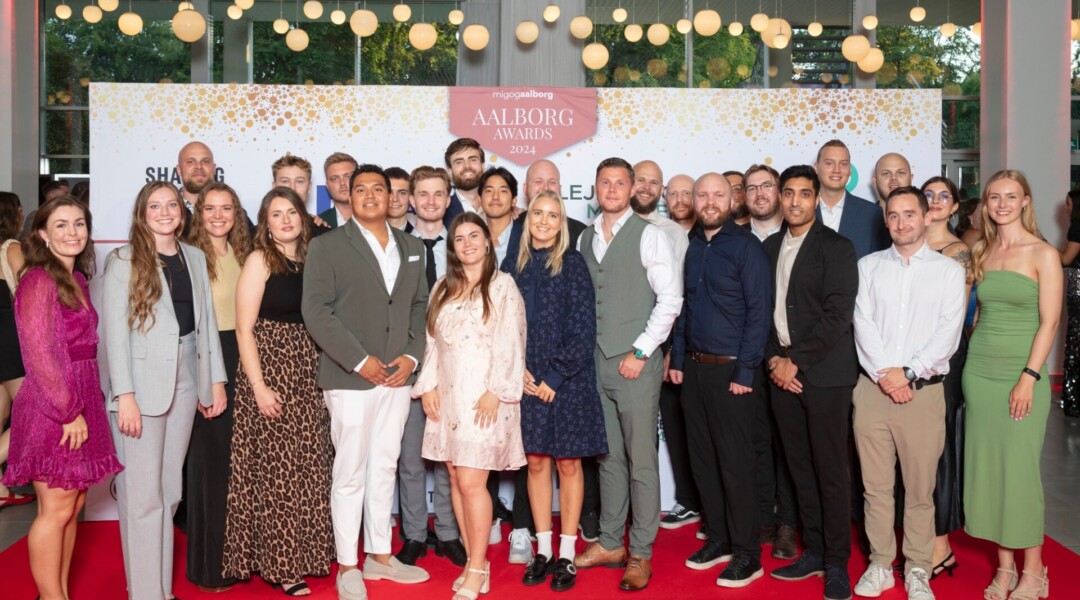 The LAZZAWEB team at the Aalborg Awards