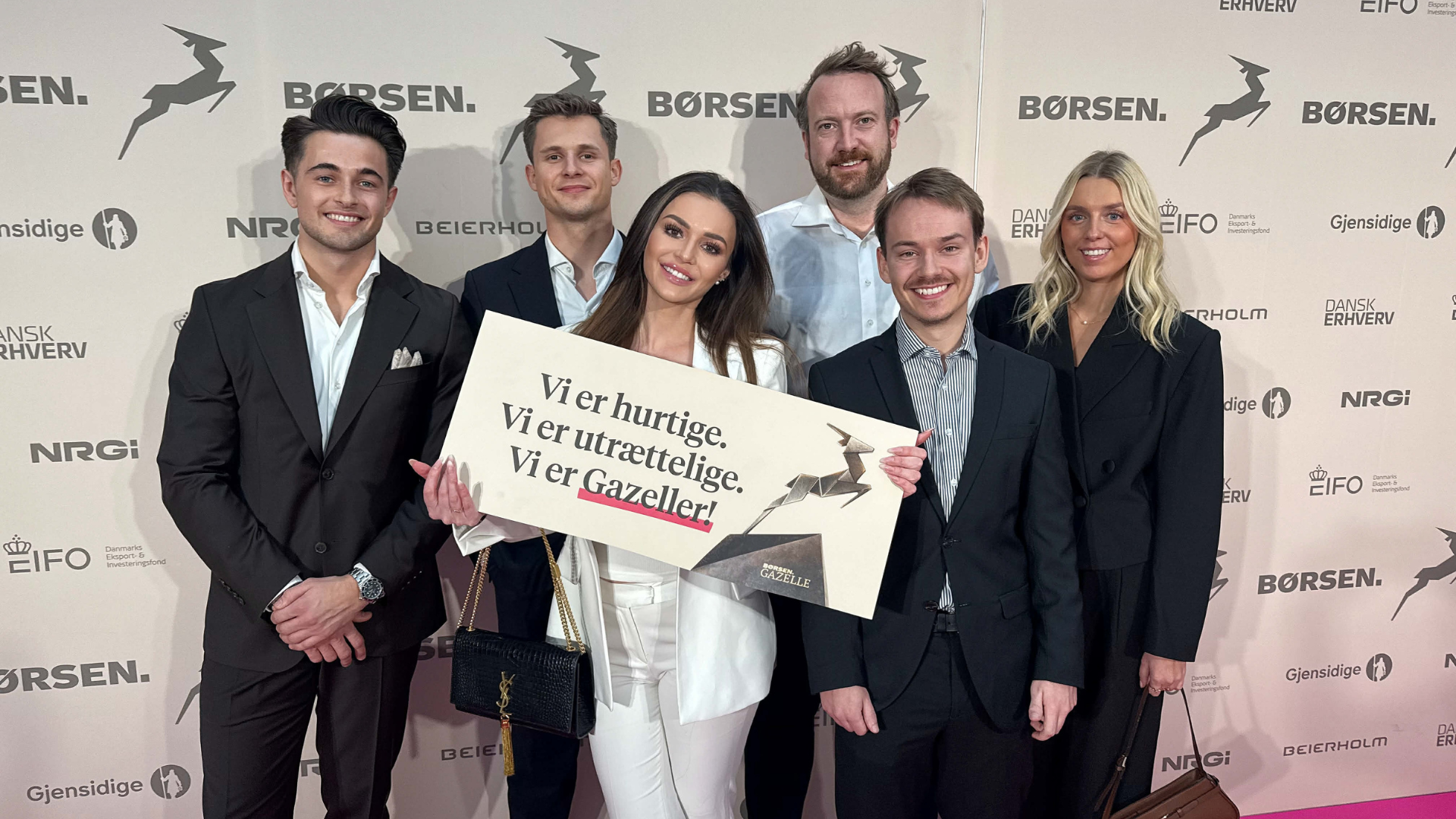 Looja team at Børsen Gazelle