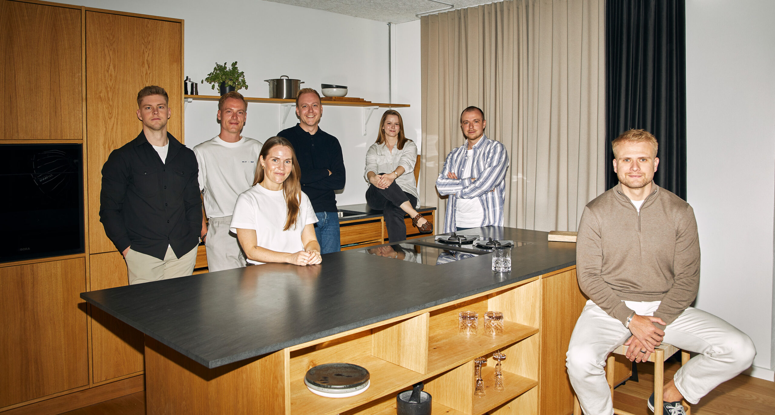 Neble & Rohde team in their office kitchen